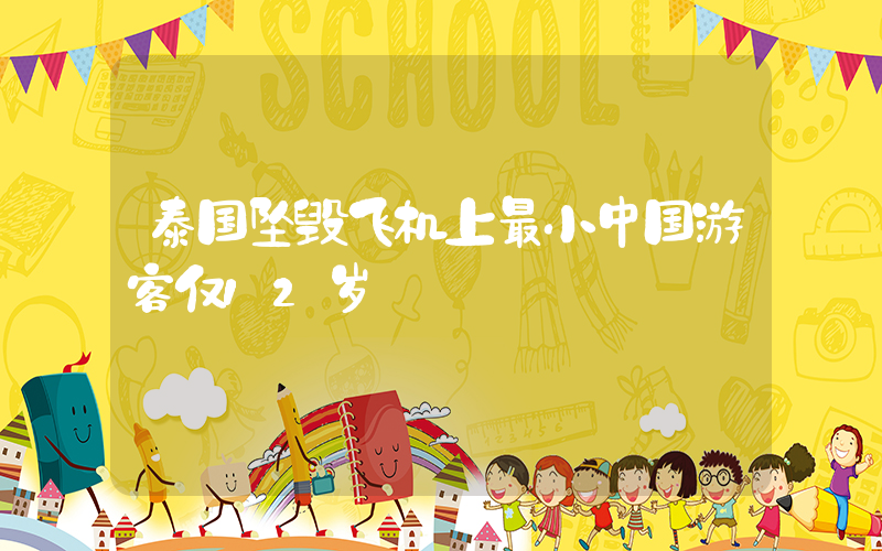 泰国坠毁飞机上最小中国游客仅12岁插图