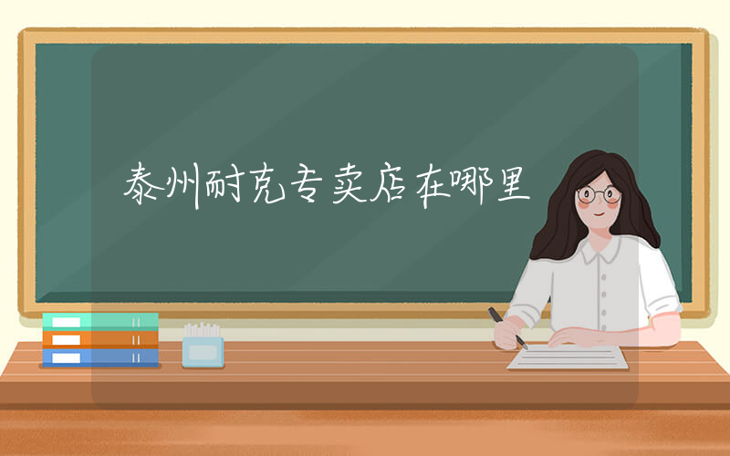 泰州耐克专卖店在哪里插图