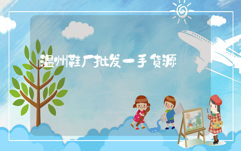 温州鞋厂批发一手货源插图