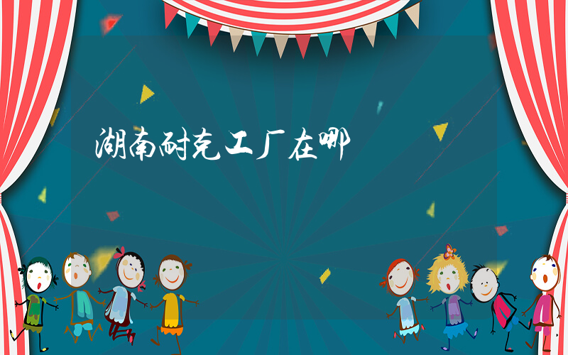 湖南耐克工厂在哪插图