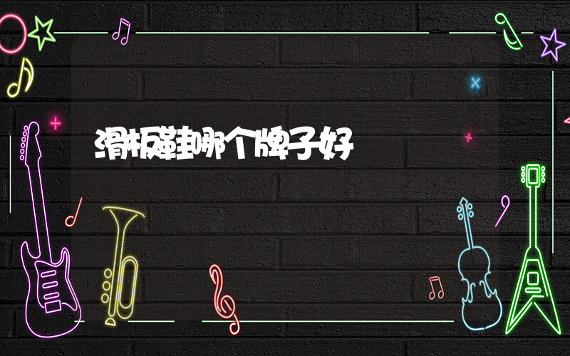 滑板鞋哪个牌子好插图