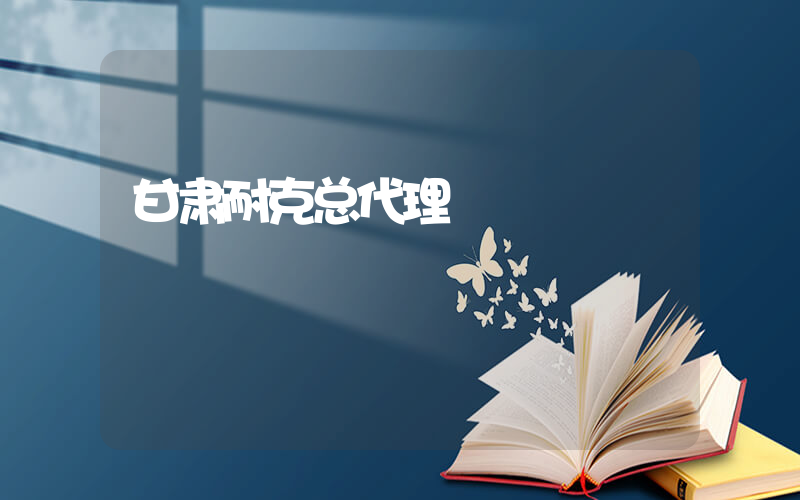 甘肃耐克总代理插图