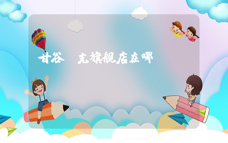 甘谷耐克旗舰店在哪插图