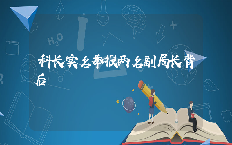 科长实名举报两名副局长背后插图