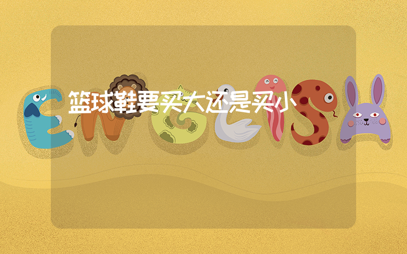 篮球鞋要买大还是买小插图