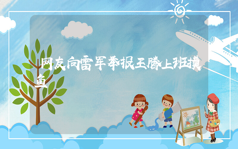网友向雷军举报王腾上班摸鱼插图