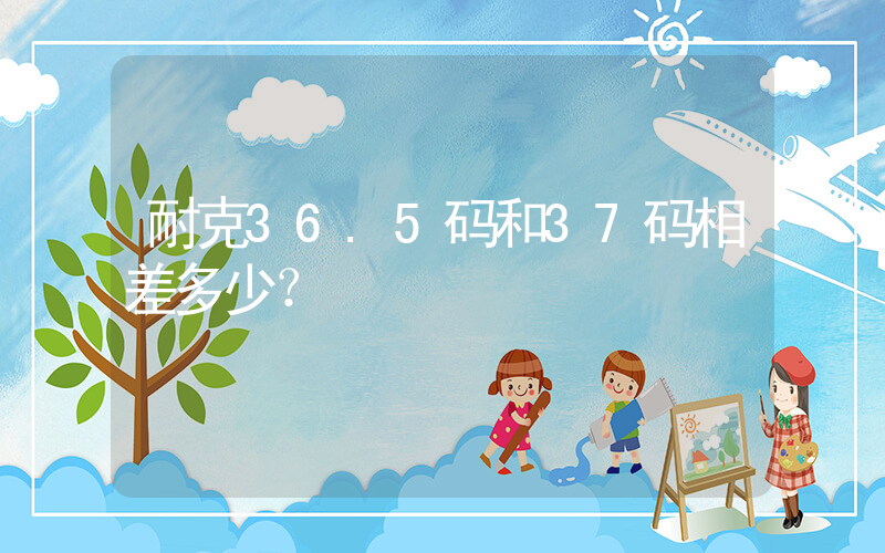 耐克36.5码和37码相差多少？插图