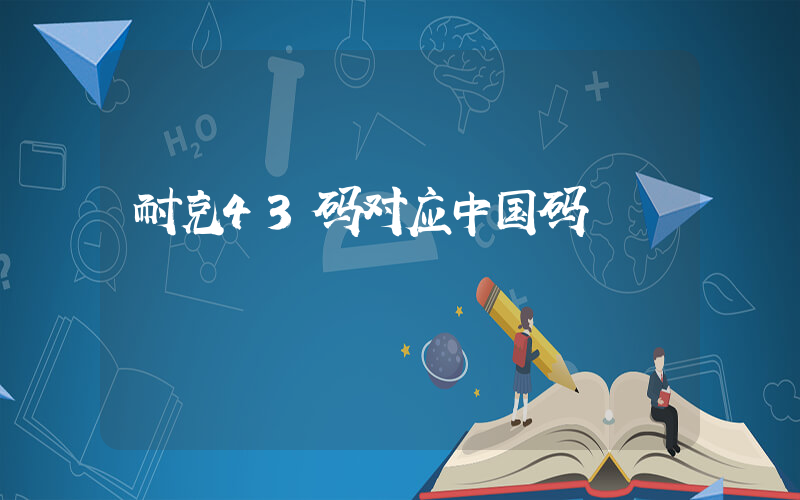 耐克43码对应中国码插图
