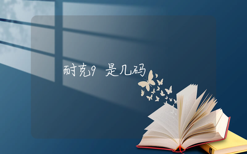 耐克9是几码插图