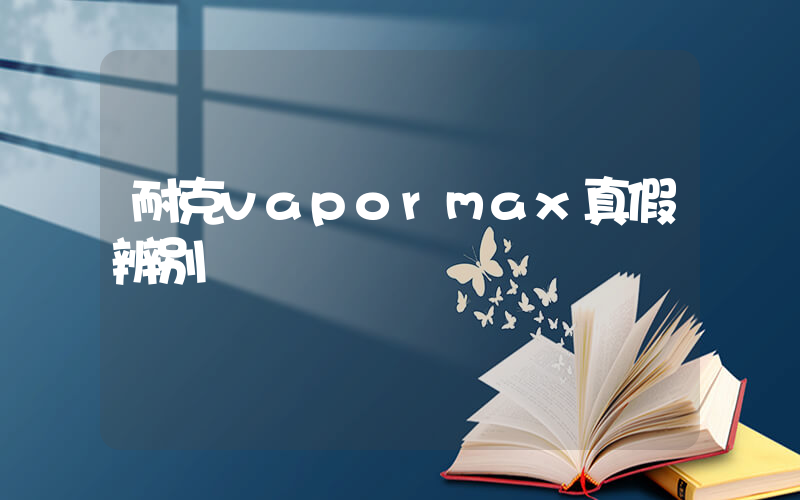耐克vapormax真假辨别插图