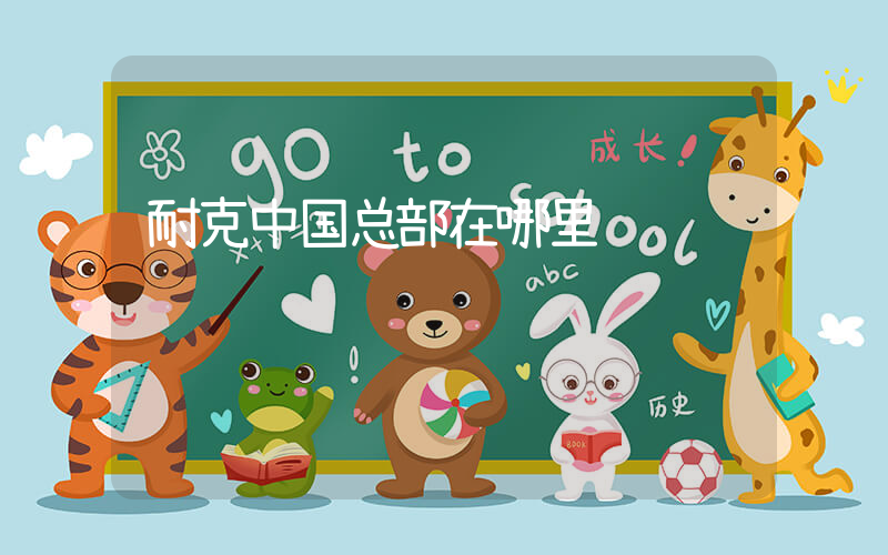耐克中国总部在哪里插图