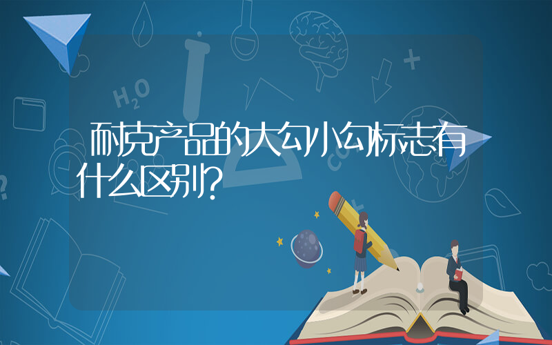 耐克产品的大勾小勾标志有什么区别？插图