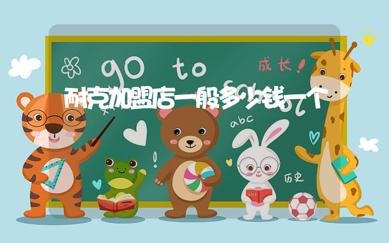 耐克加盟店一般多少钱一个插图
