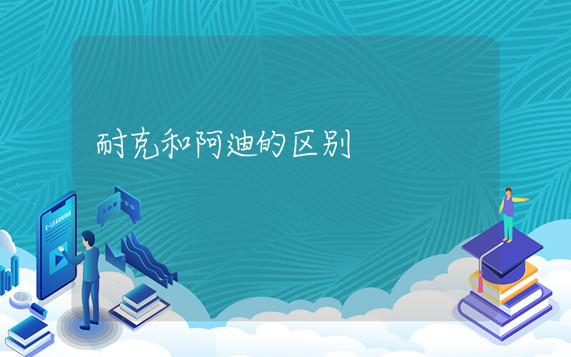 耐克和阿迪的区别插图