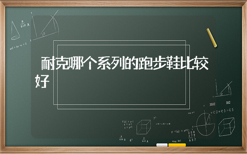 耐克哪个系列的跑步鞋比较好插图