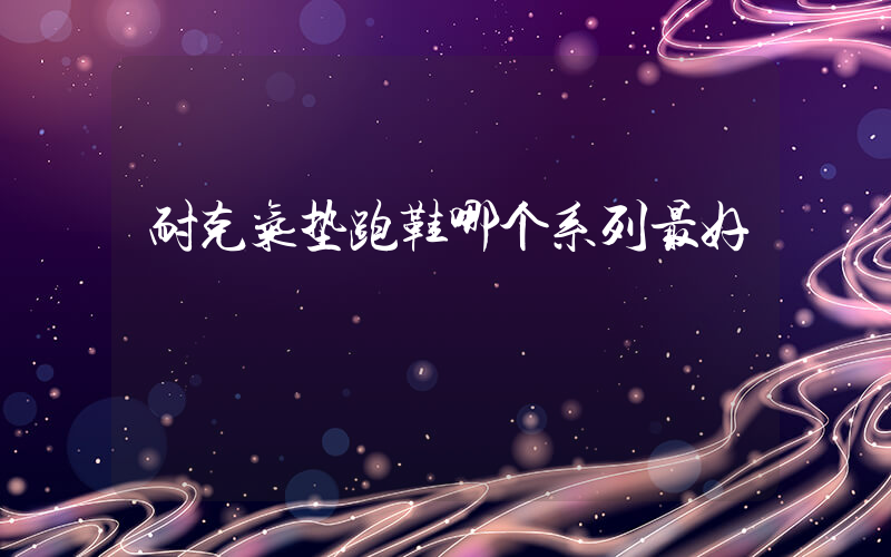 耐克气垫跑鞋哪个系列最好插图