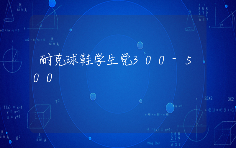 耐克球鞋学生党300-500插图