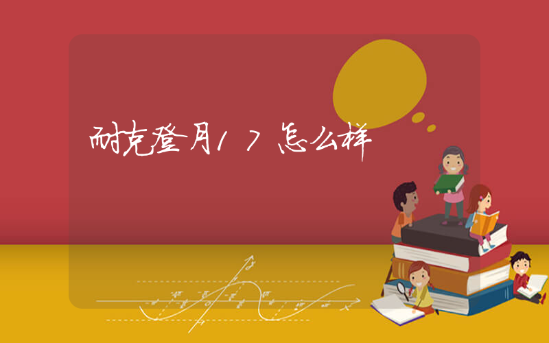 耐克登月17怎么样插图