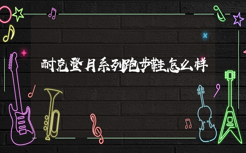 耐克登月系列跑步鞋怎么样插图