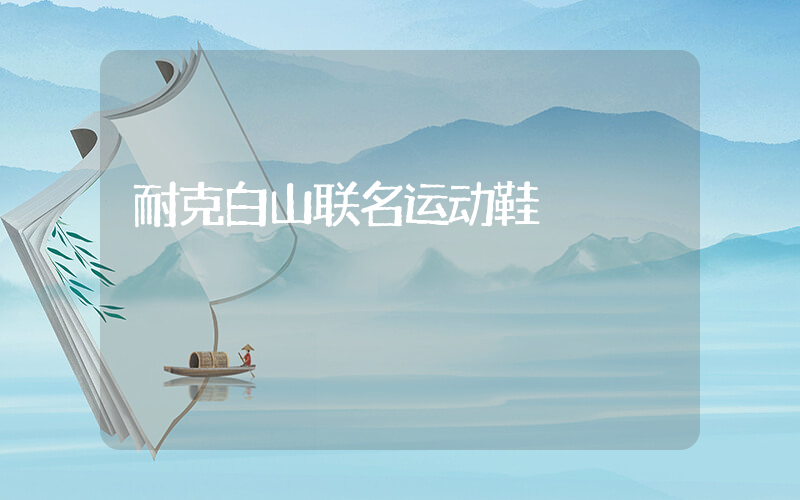 耐克白山联名运动鞋插图