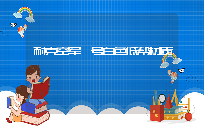 耐克空军一号白色低帮材质插图