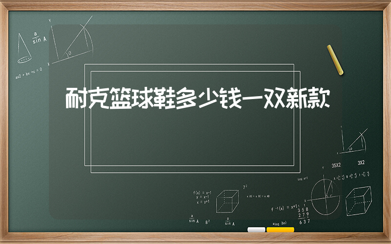 耐克篮球鞋多少钱一双新款插图