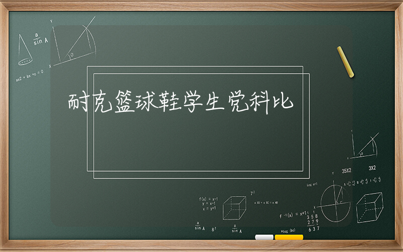 耐克篮球鞋学生党科比插图