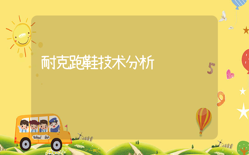 耐克跑鞋技术分析插图