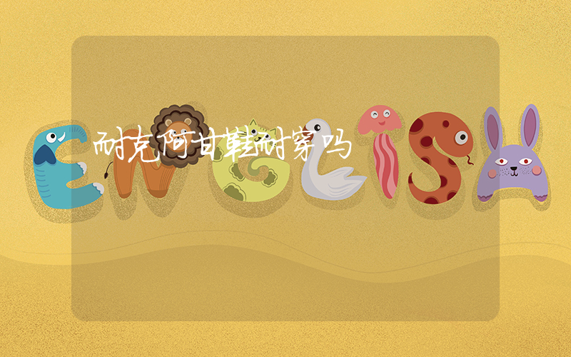 耐克阿甘鞋耐穿吗插图