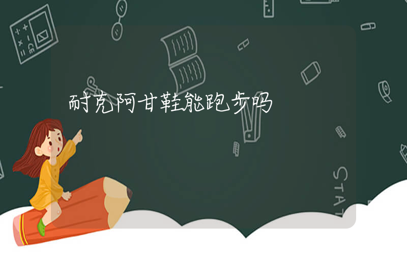 耐克阿甘鞋能跑步吗插图
