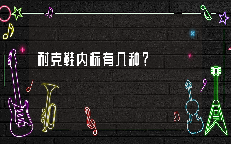 耐克鞋内标有几种？插图