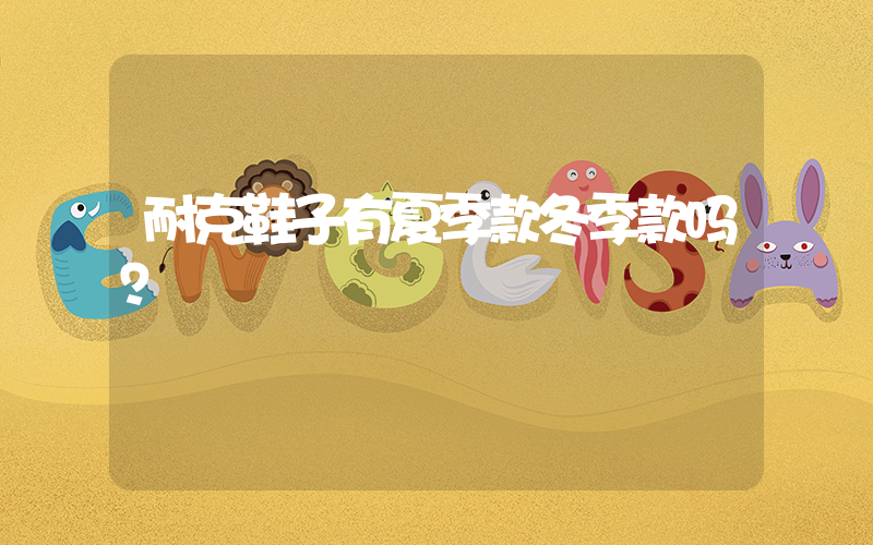 耐克鞋子有夏季款冬季款吗？插图