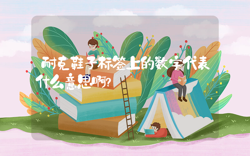 耐克鞋子标签上的数字代表什么意思啊？插图