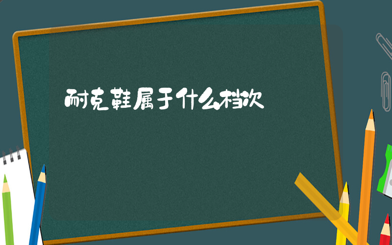 耐克鞋属于什么档次插图
