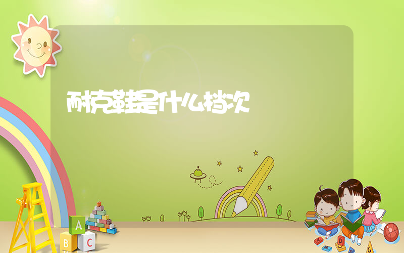 耐克鞋是什么档次插图