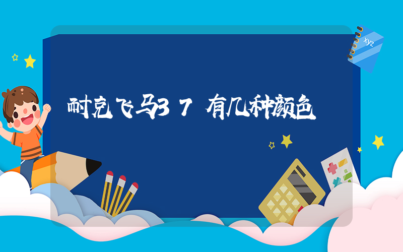 耐克飞马37有几种颜色插图