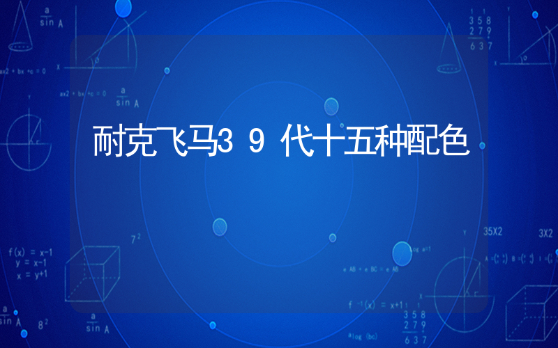 耐克飞马39代十五种配色插图