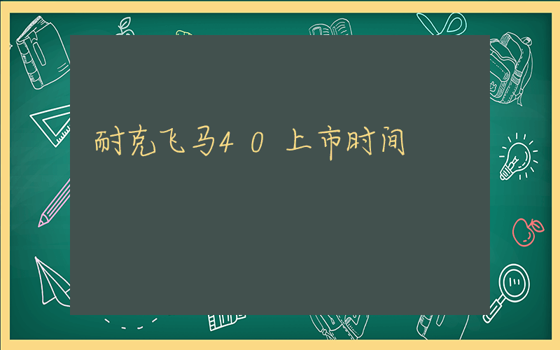 耐克飞马40上市时间插图