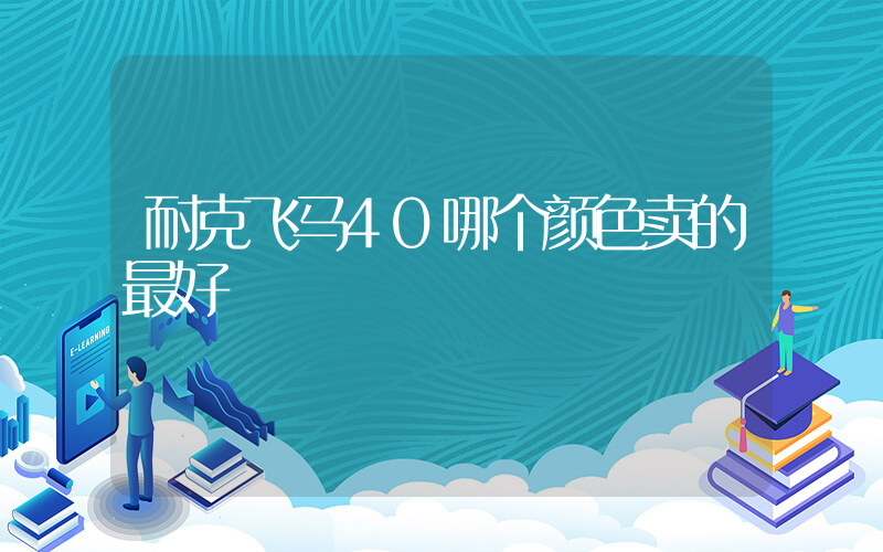耐克飞马40哪个颜色卖的最好插图