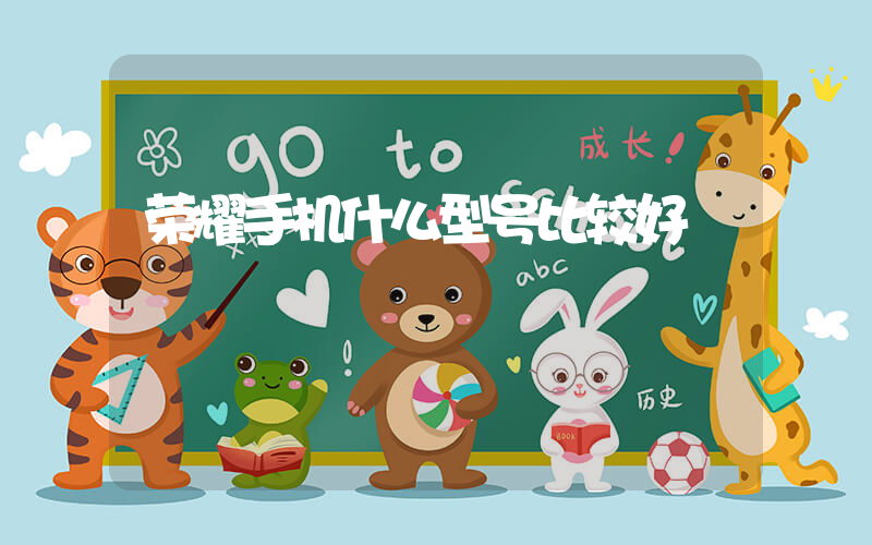 荣耀手机什么型号比较好插图