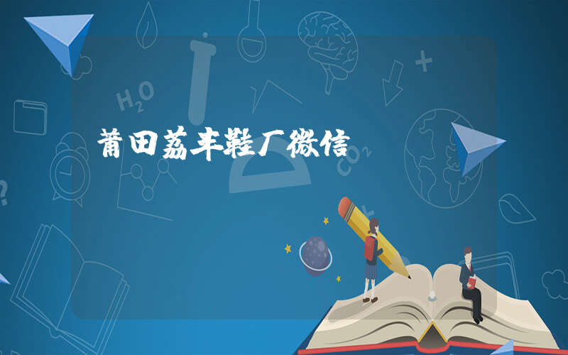莆田荔丰鞋厂微信插图