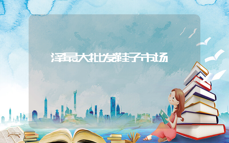 菏泽最大批发鞋子市场插图