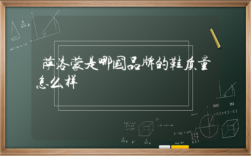 萨洛蒙是哪国品牌的鞋质量怎么样插图