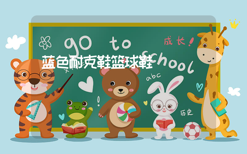 蓝色耐克鞋篮球鞋插图