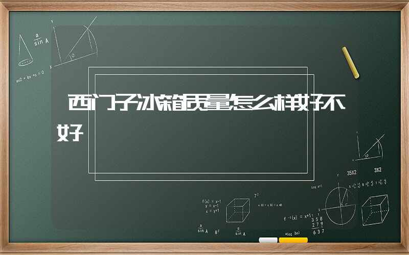 西门子冰箱质量怎么样好不好插图