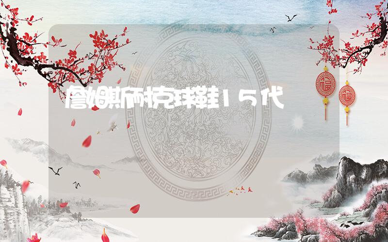 詹姆斯耐克球鞋15代插图