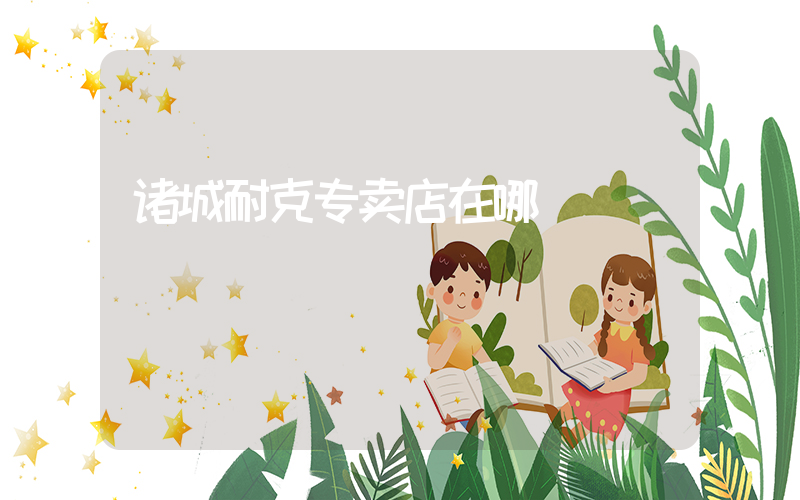诸城耐克专卖店在哪插图