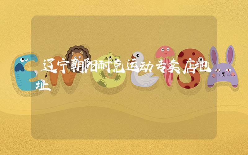 辽宁朝阳耐克运动专卖店地址插图