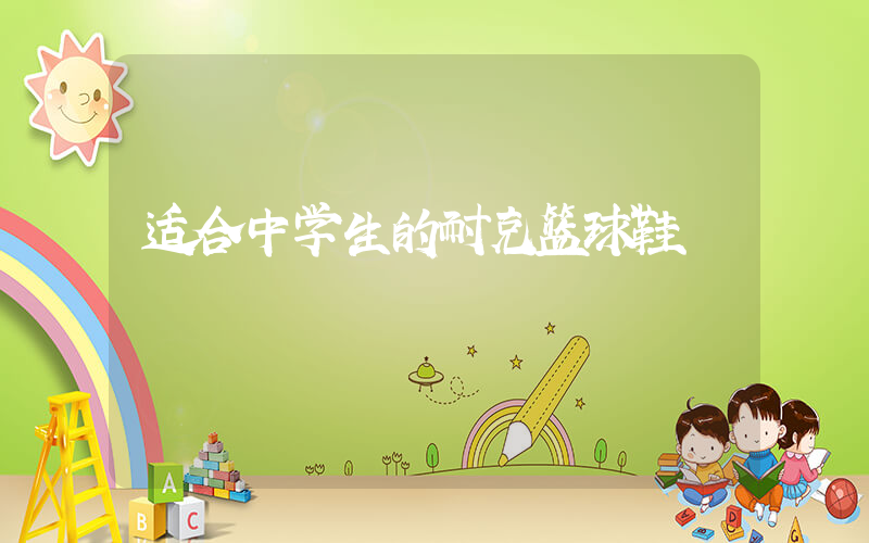 适合中学生的耐克篮球鞋插图