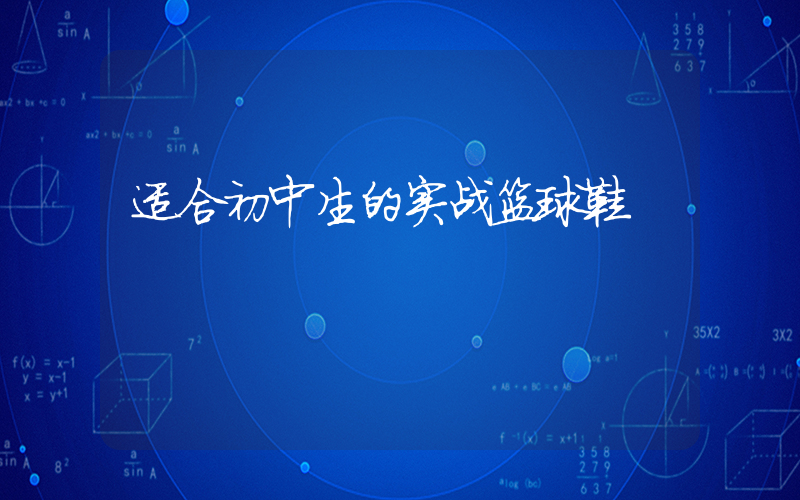 适合初中生的实战篮球鞋插图